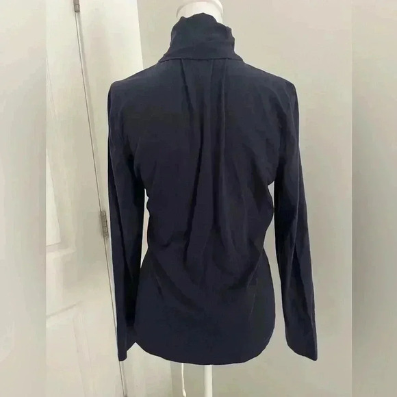 TALBOTS - Navy turtle neck long sleeve M - Picture 5 of 7